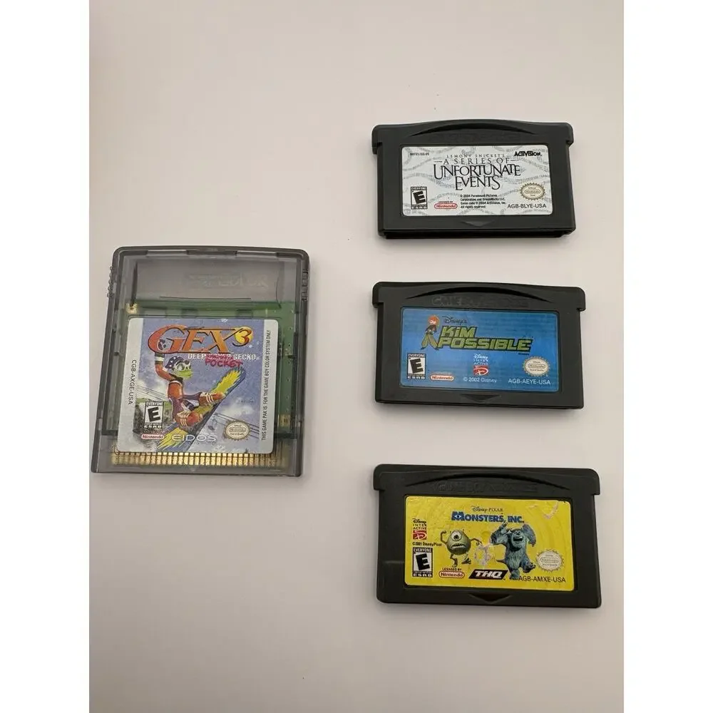Nintendo Game Boy Advance SP Charger Included - Flame Red (Includes 4 Games!!)